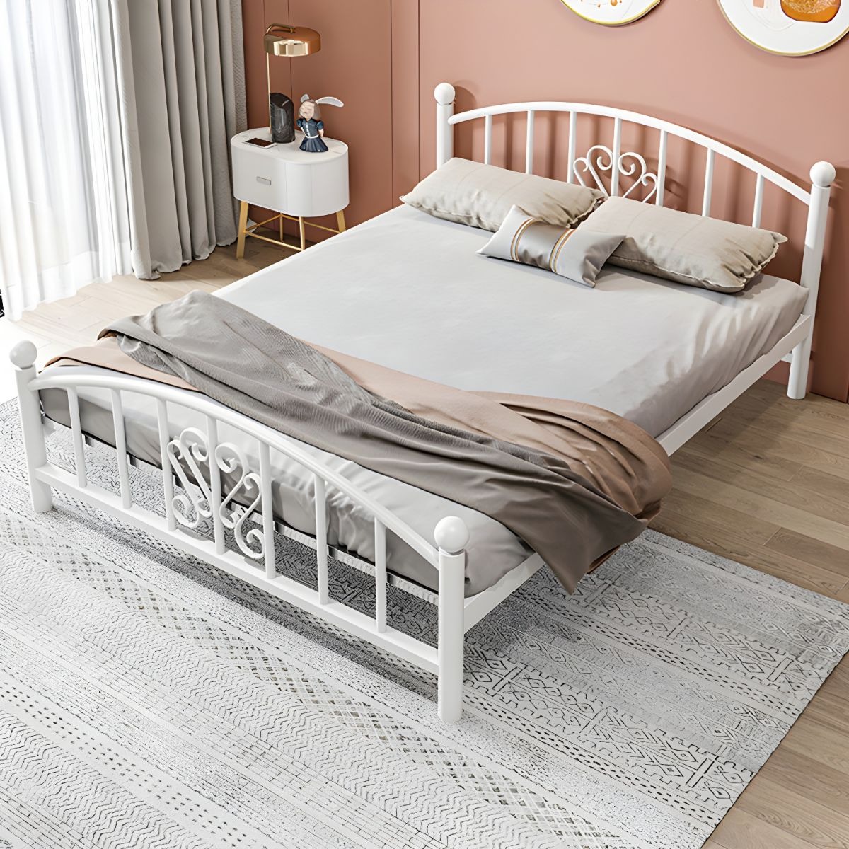 Giường sắt tròn Camilla