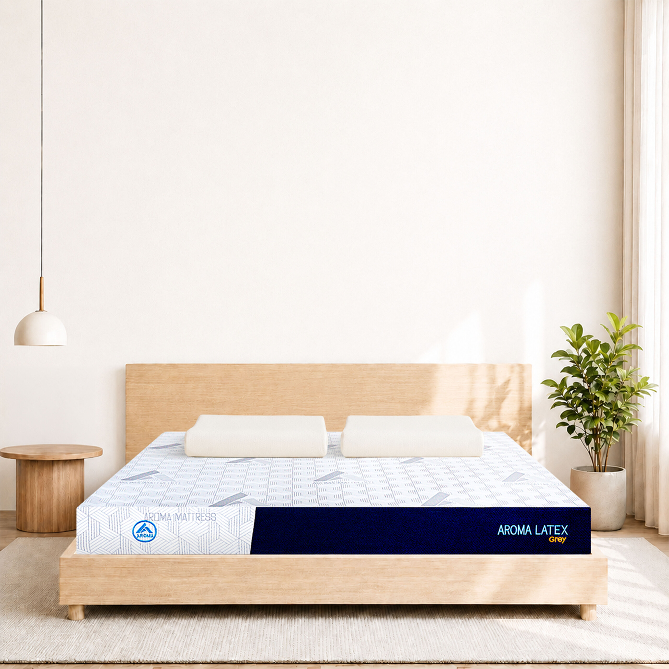 Nệm cao su Aroma - Mẫu mã hiện đại, bền đẹp cùng năm tháng