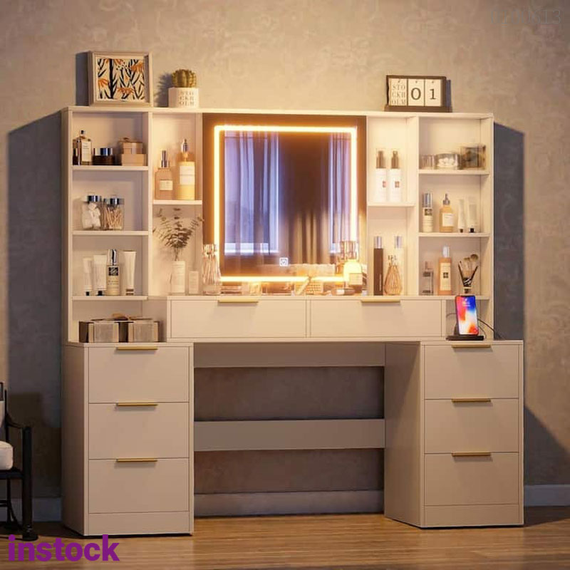 Bàn trang điểm gỗ công nghiệp Amora