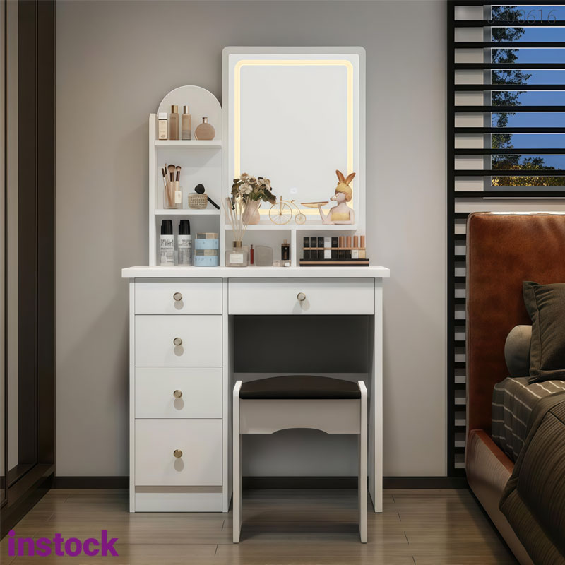 Bàn trang điểm gỗ công nghiệp Elora