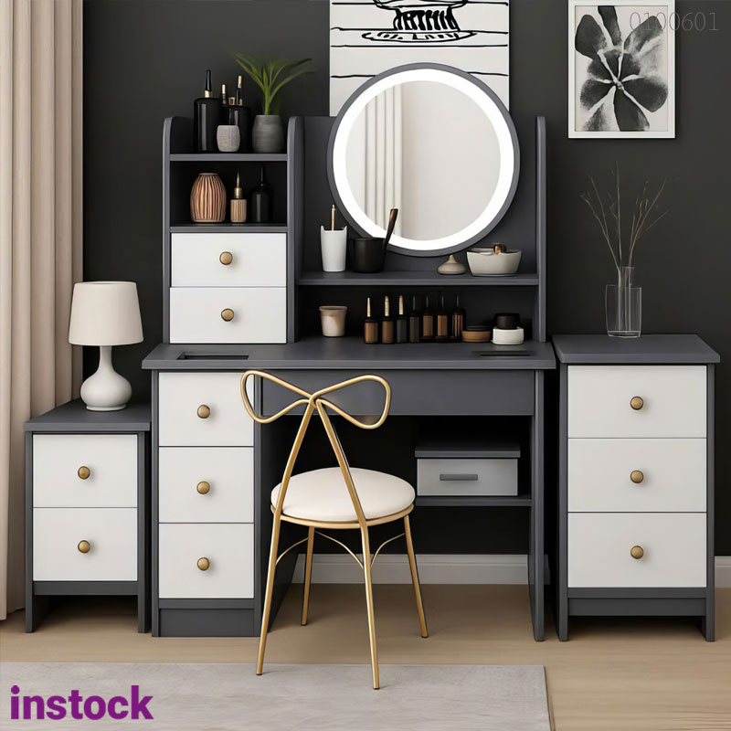 Bàn trang điểm gỗ công nghiệp Enzo