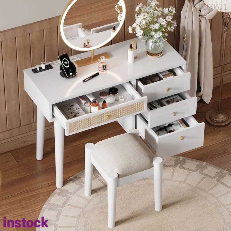 Bàn trang điểm gỗ công nghiệp Fami