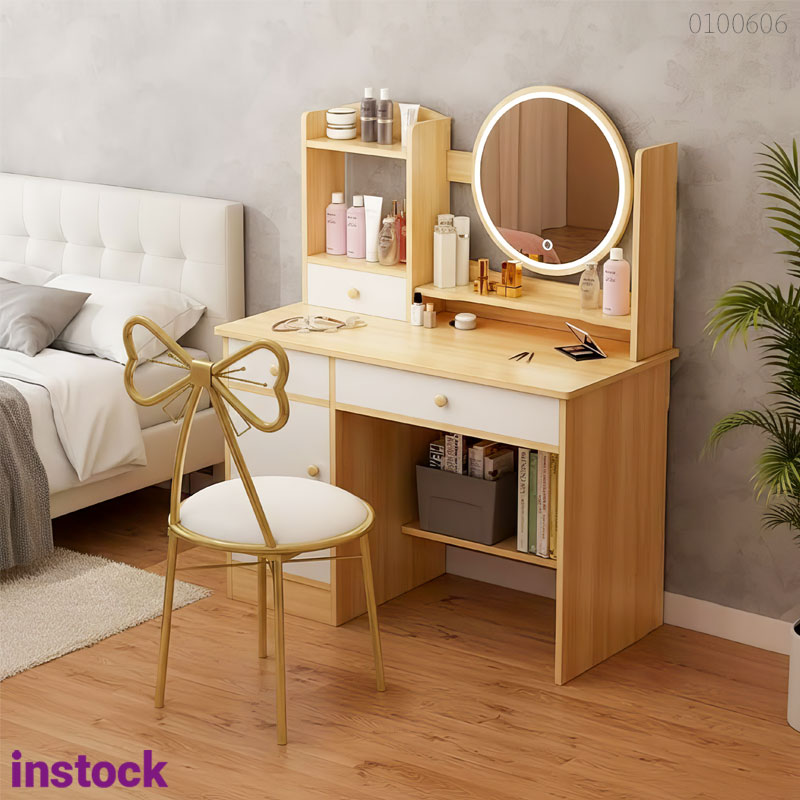 Bàn trang điểm gỗ công nghiệp Homy