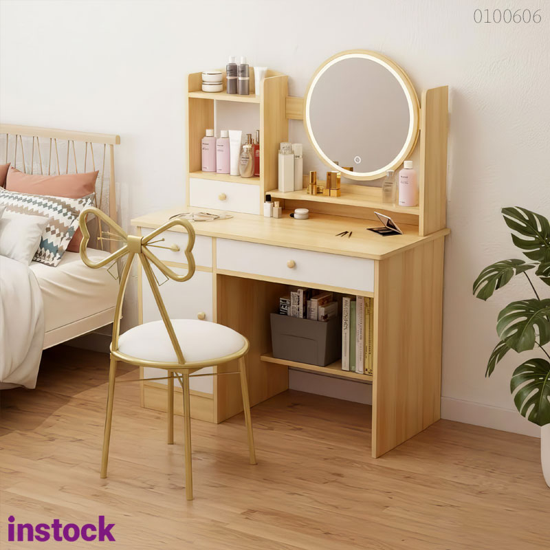 Bàn trang điểm gỗ công nghiệp Homy