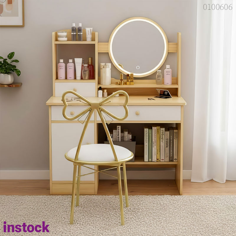 Bàn trang điểm gỗ công nghiệp Homy