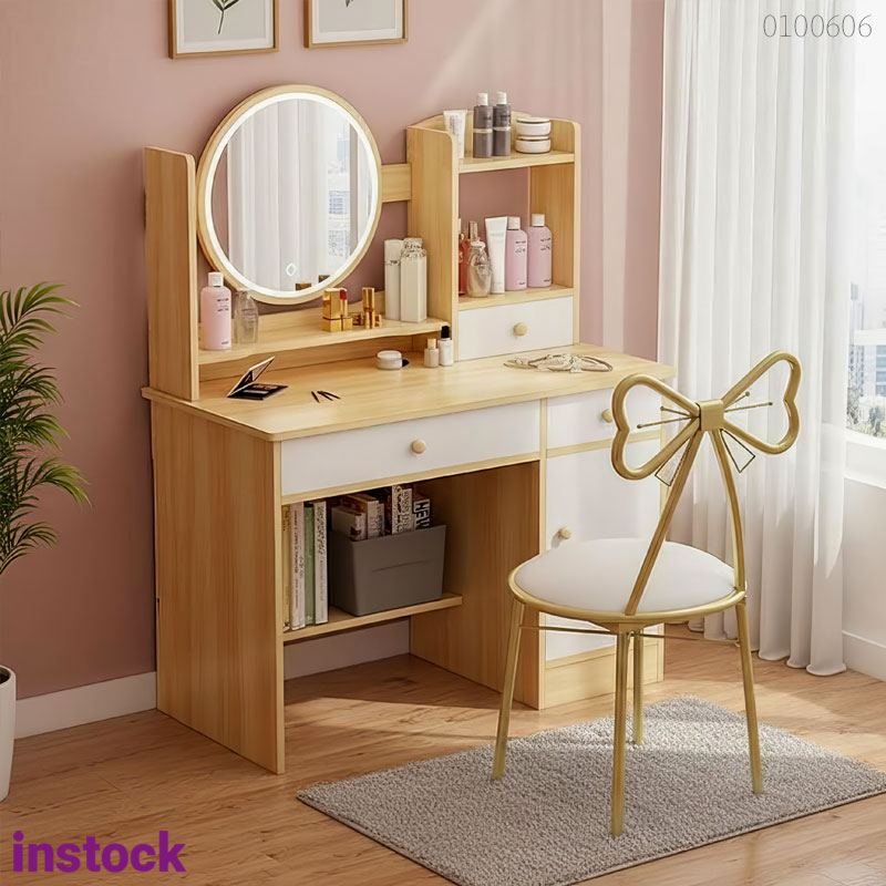 Bàn trang điểm gỗ công nghiệp Homy