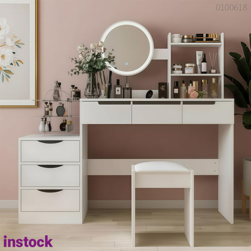 Bàn trang điểm gỗ công nghiệp Kimo