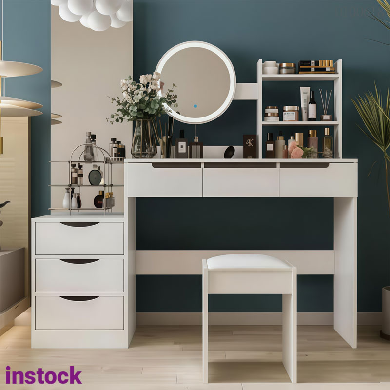 Bàn trang điểm gỗ công nghiệp Kimo