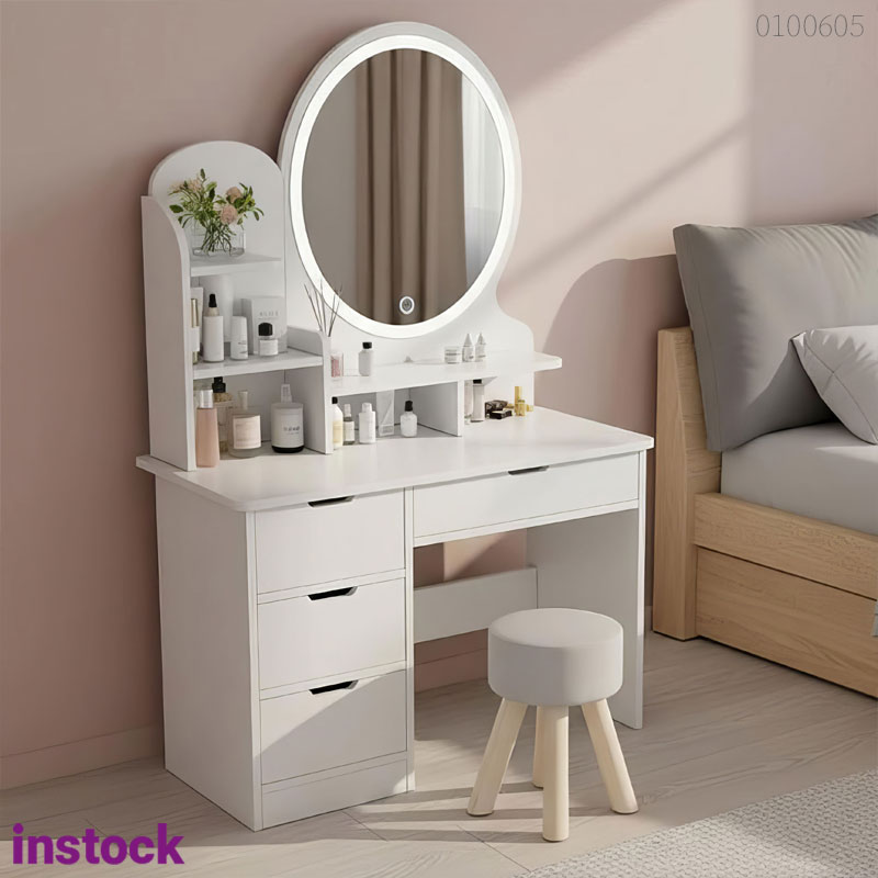 Bàn trang điểm gỗ công nghiệp Livo