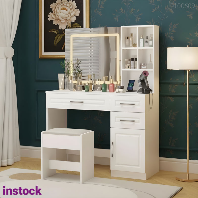 Bàn trang điểm gỗ công nghiệp Nest