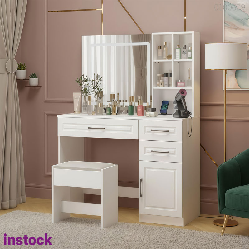 Bàn trang điểm gỗ công nghiệp Nest