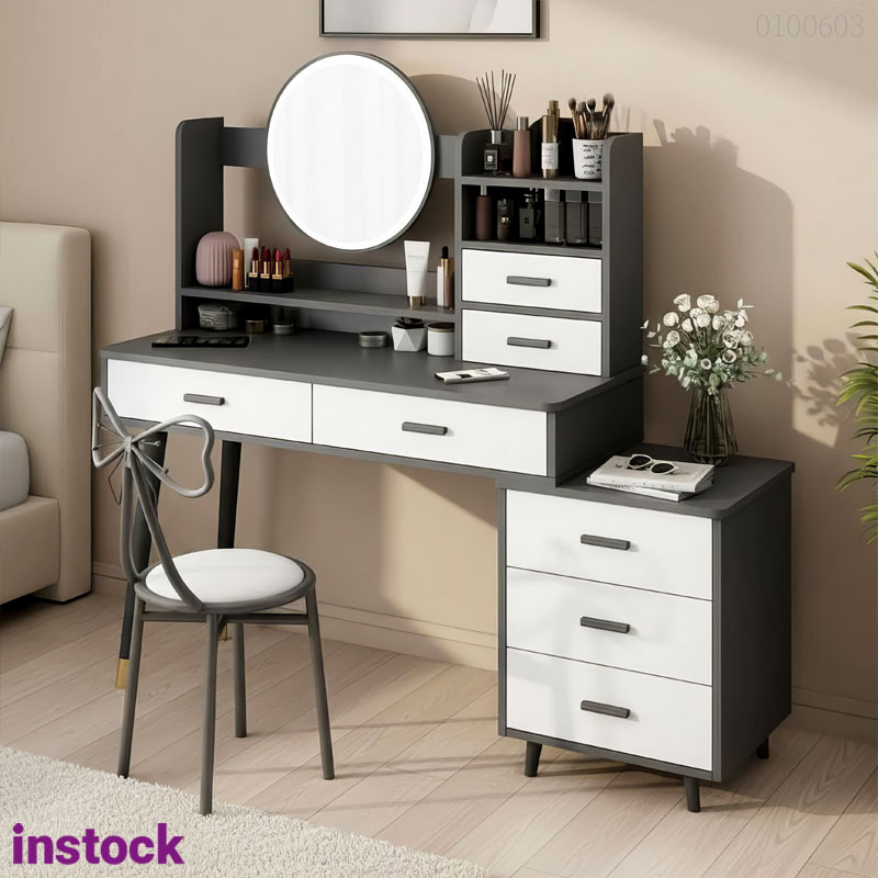 Bàn trang điểm gỗ công nghiệp Rivo