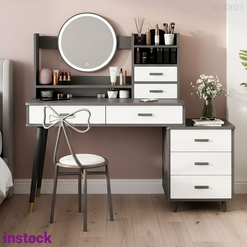 Bàn trang điểm gỗ công nghiệp Rivo