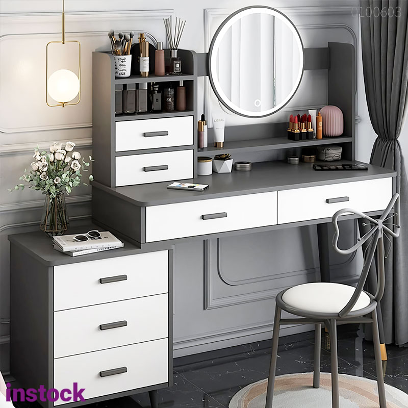 Bàn trang điểm gỗ công nghiệp Rivo