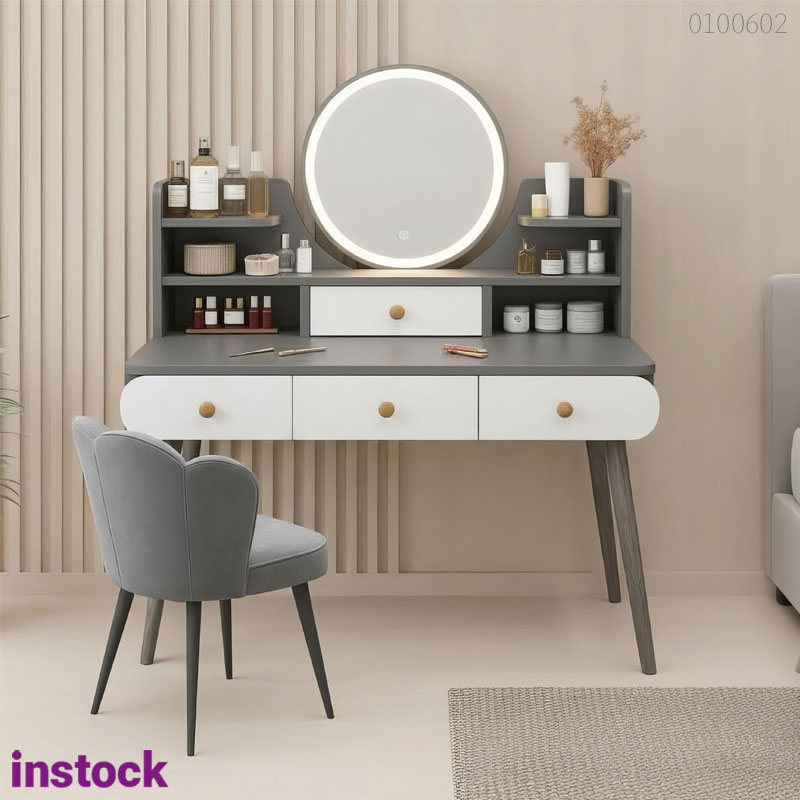 Bàn trang điểm gỗ công nghiệp Theo