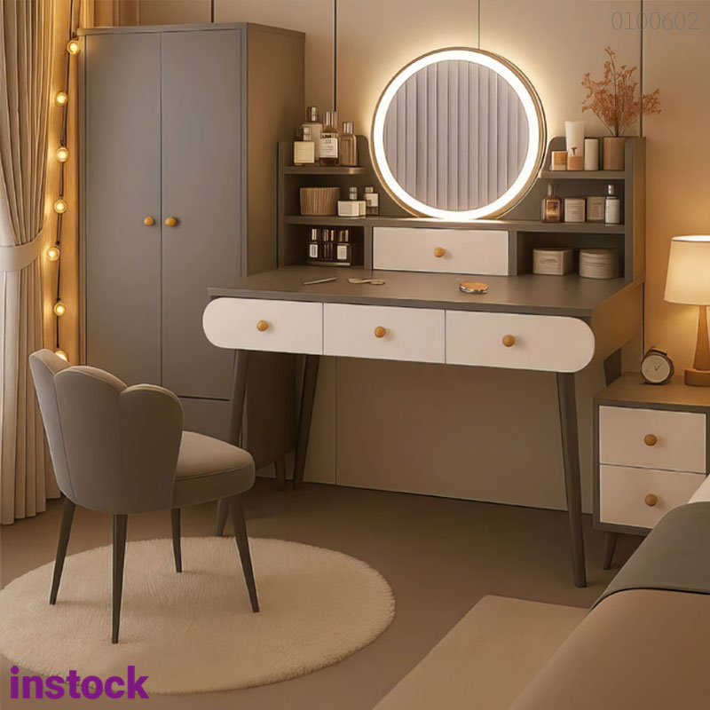 Bàn trang điểm gỗ công nghiệp Theo