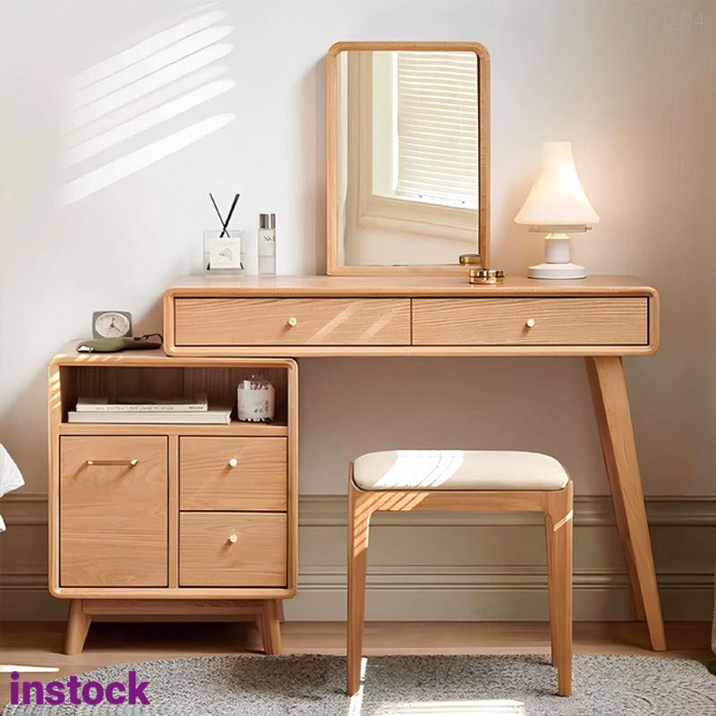 Bàn trang điểm gỗ sồi Sona