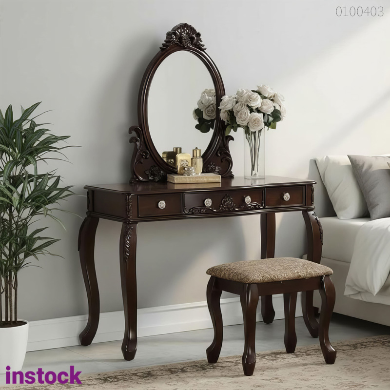 Bàn trang điểm gỗ tràm Ligna