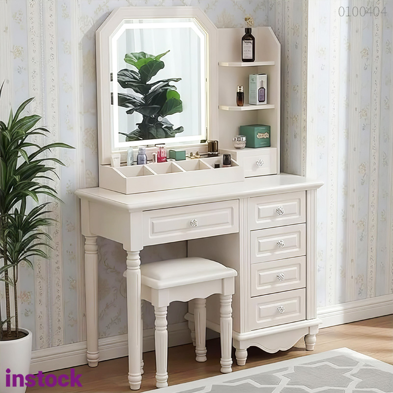 Bàn trang điểm gỗ tràm Verde