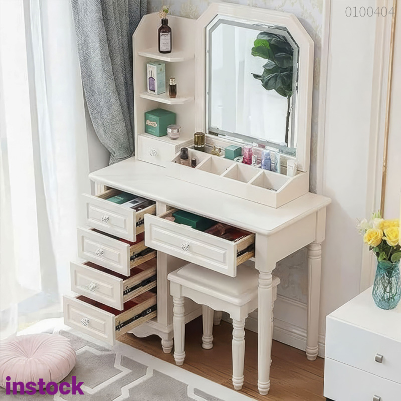 Bàn trang điểm gỗ tràm Verde