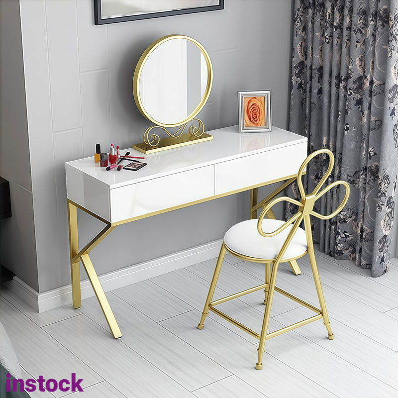 Bàn trang điểm khung kim loại Brisa