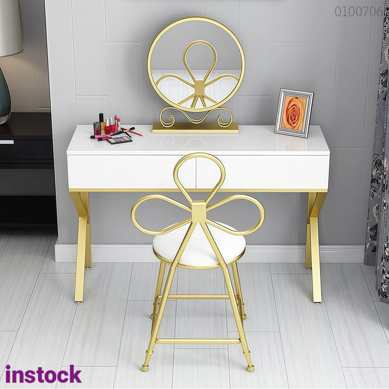 Bàn trang điểm khung kim loại Brisa