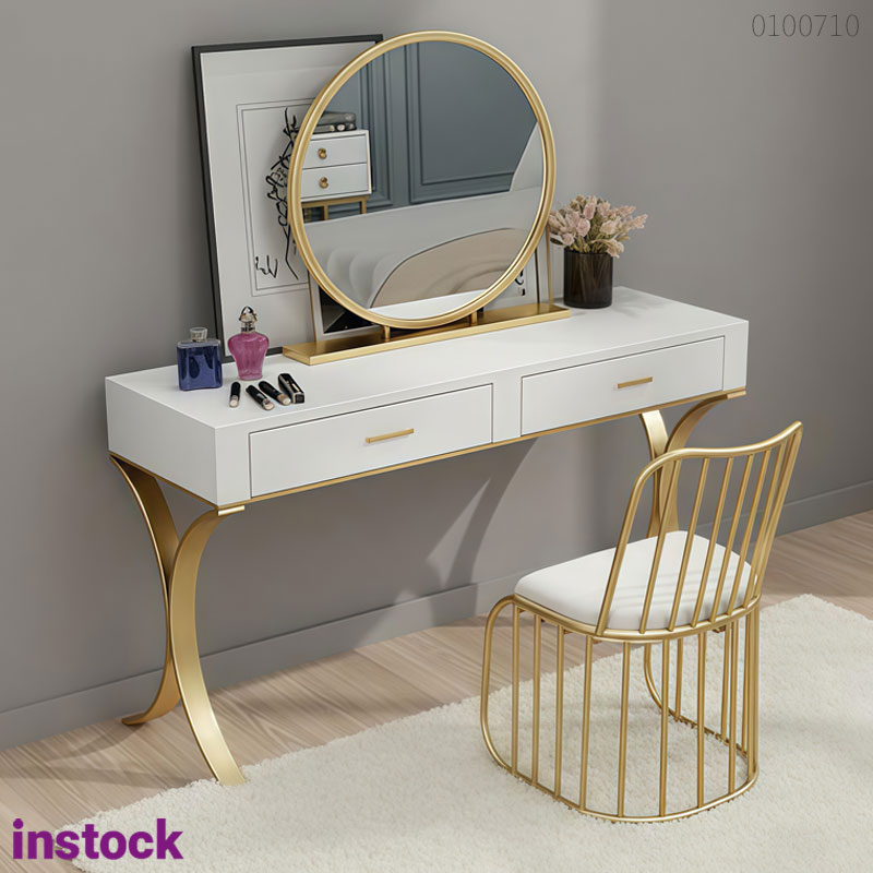 Bàn trang điểm khung kim loại Puro