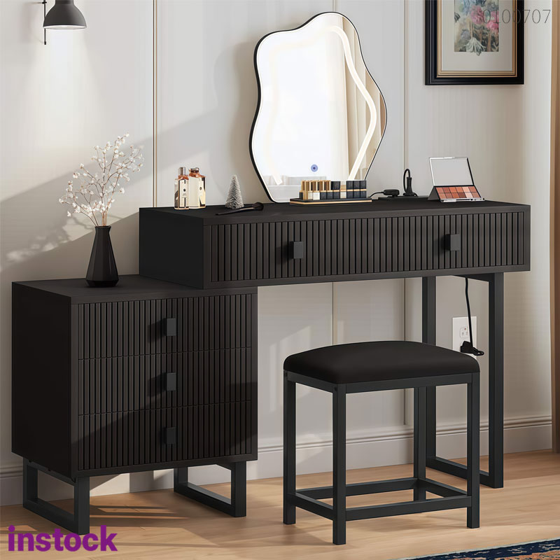 Bàn trang điểm khung kim loại Viola