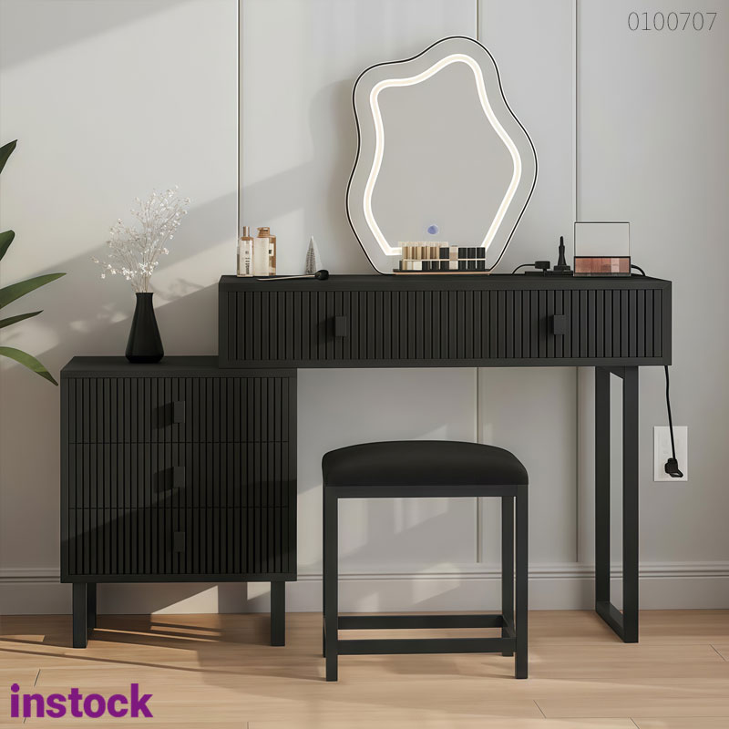 Bàn trang điểm khung kim loại Viola