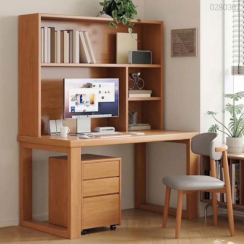 Bàn làm việc có kệ sách Joli
