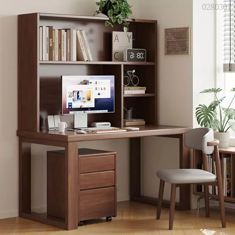 Bàn làm việc có kệ sách Joli