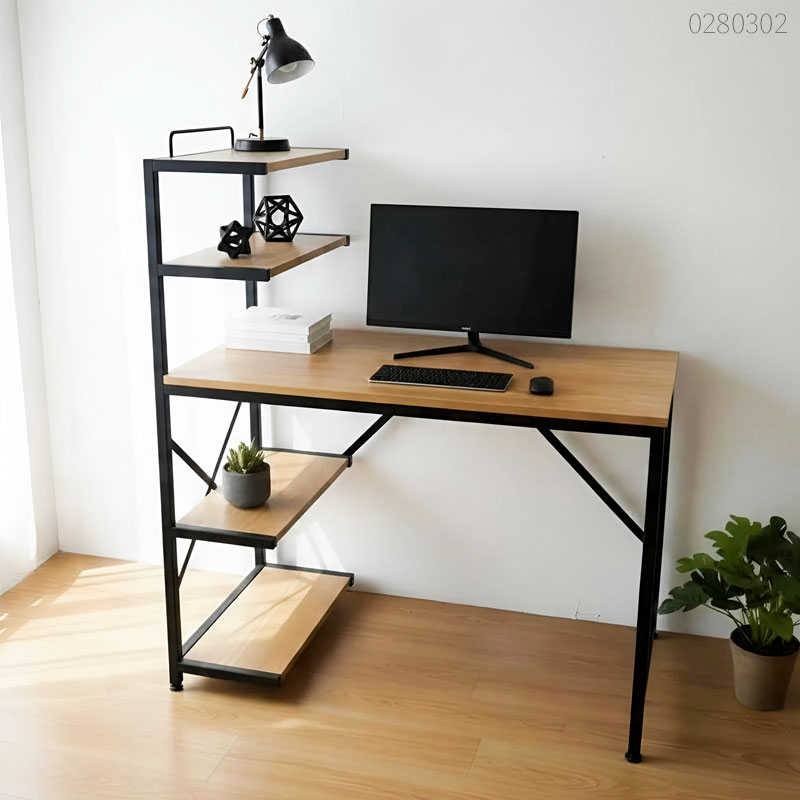 Bàn làm việc có kệ sách Kami