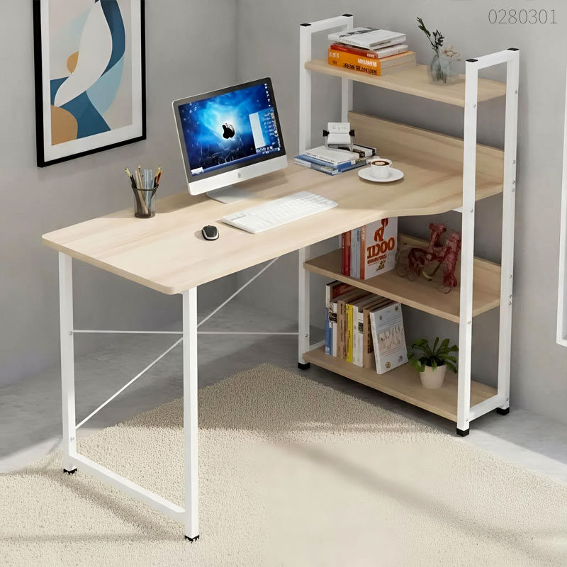 Bàn làm việc có kệ sách Seno