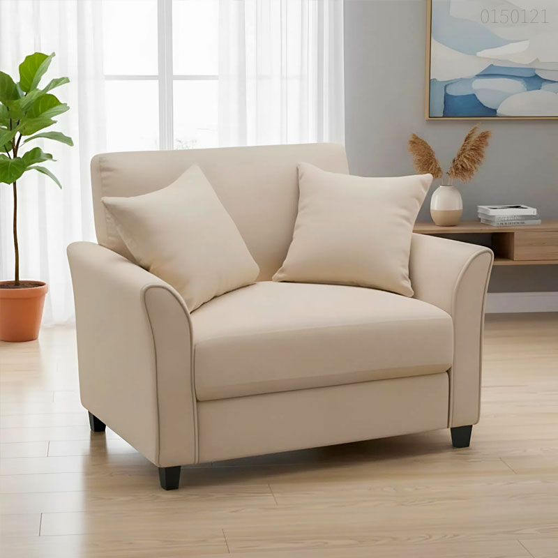 Ghế sofa đơn vải bố Lili 