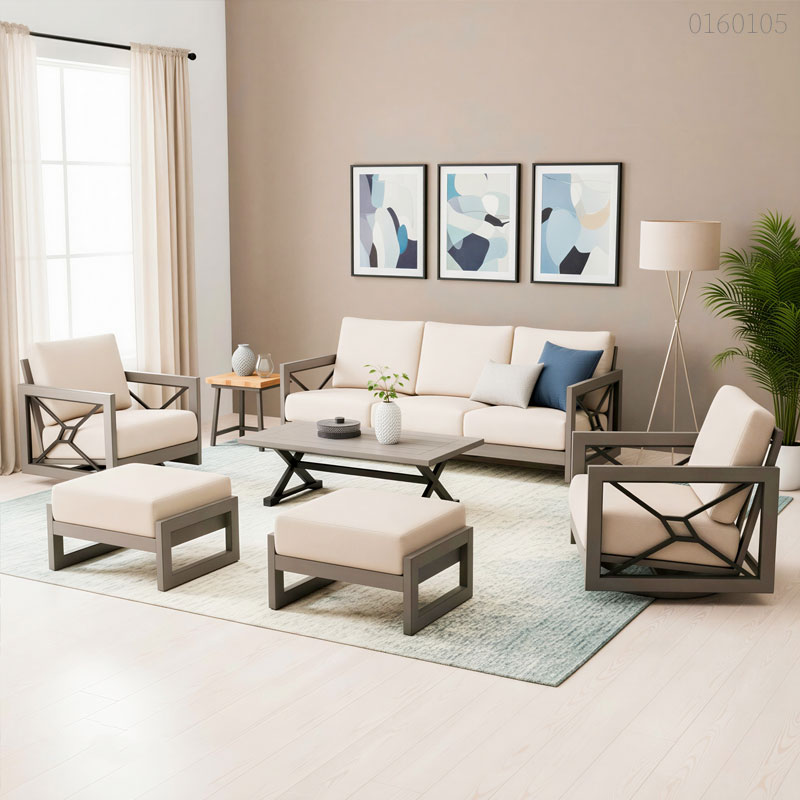 Ghế sofa khung sắt hộp Boss