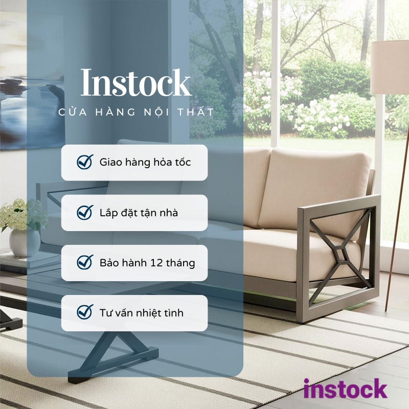 Ghế sofa khung sắt hộp Boss