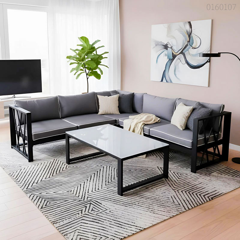 Ghế sofa khung sắt hộp Family 
