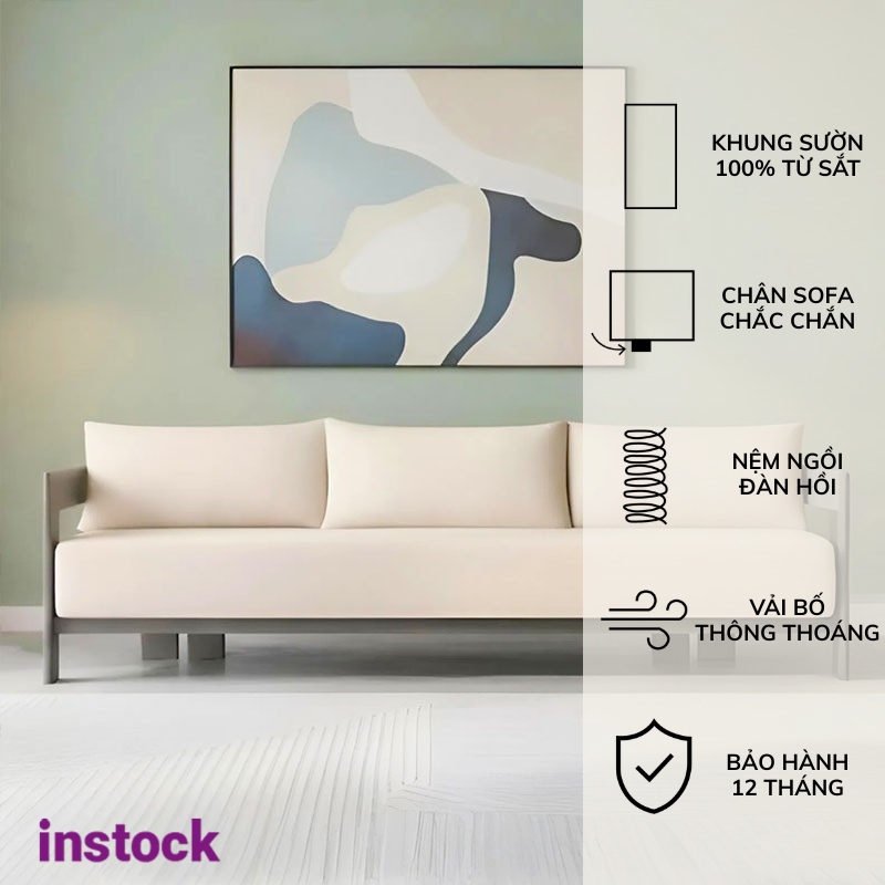 Ghế sofa khung sắt hộp Fiza