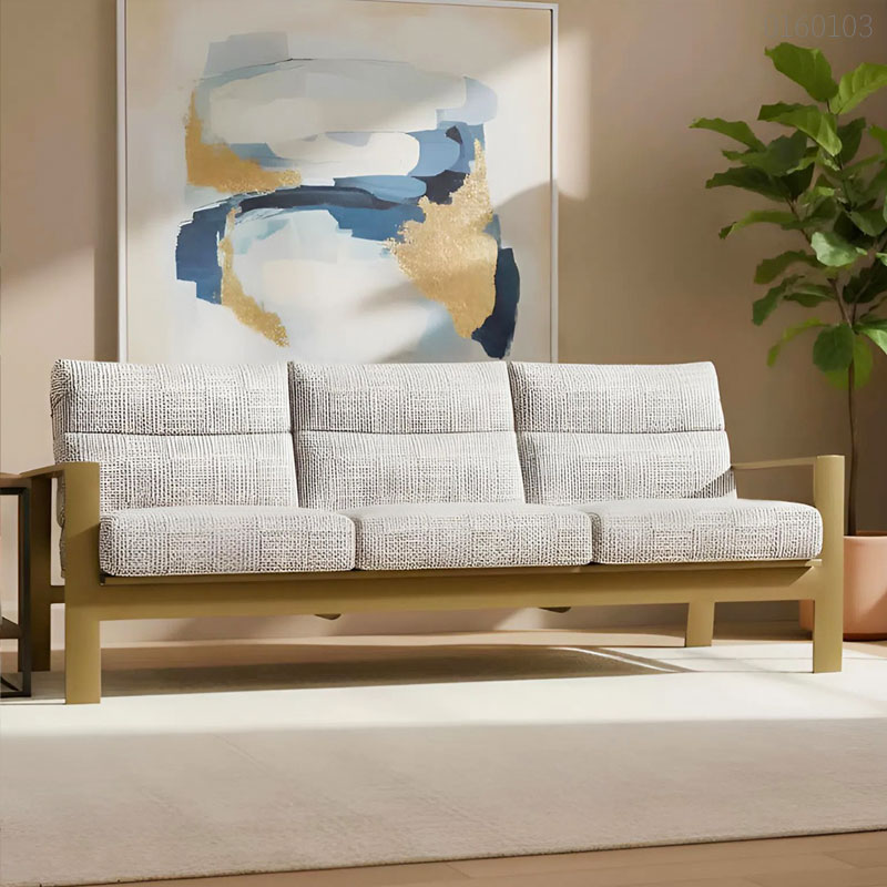 Ghế sofa khung sắt hộp Zukira
