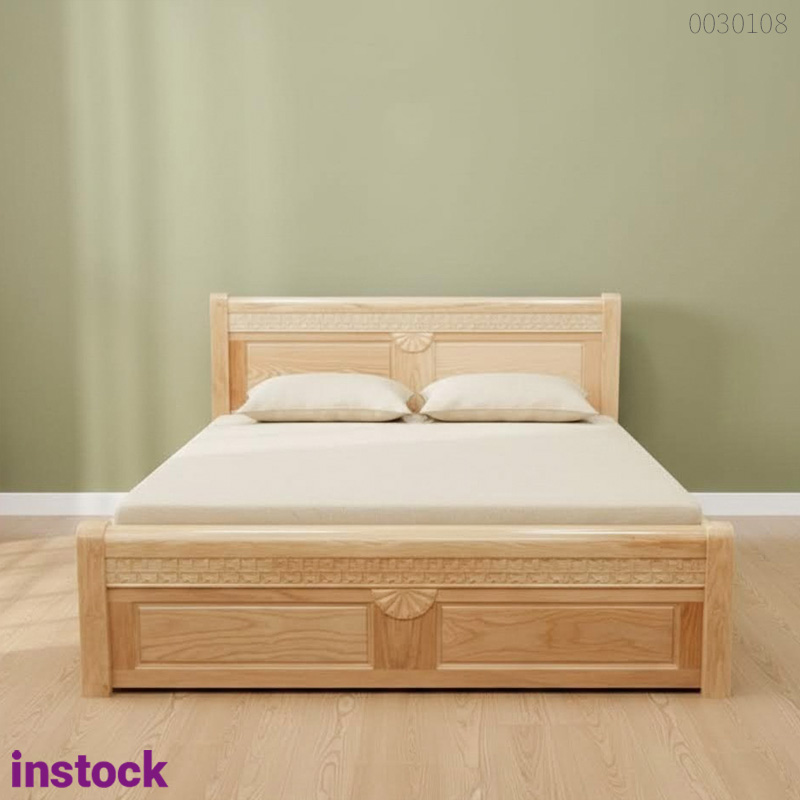 Giường ngủ gỗ sồi Solid