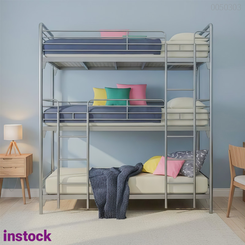 Giường inox 3 tầng Athur