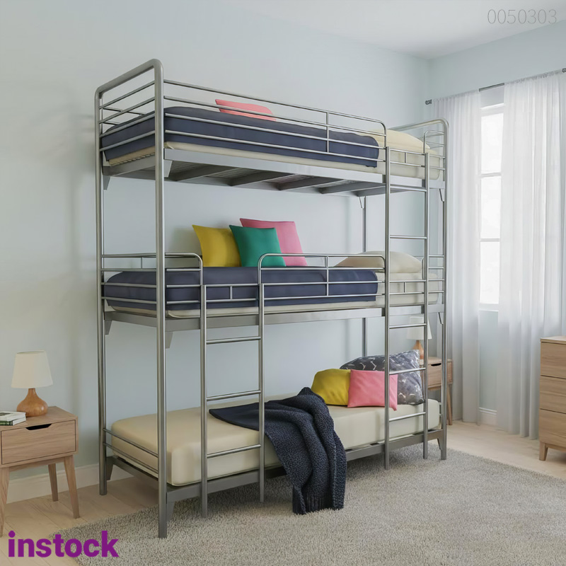 Giường inox 3 tầng Athur