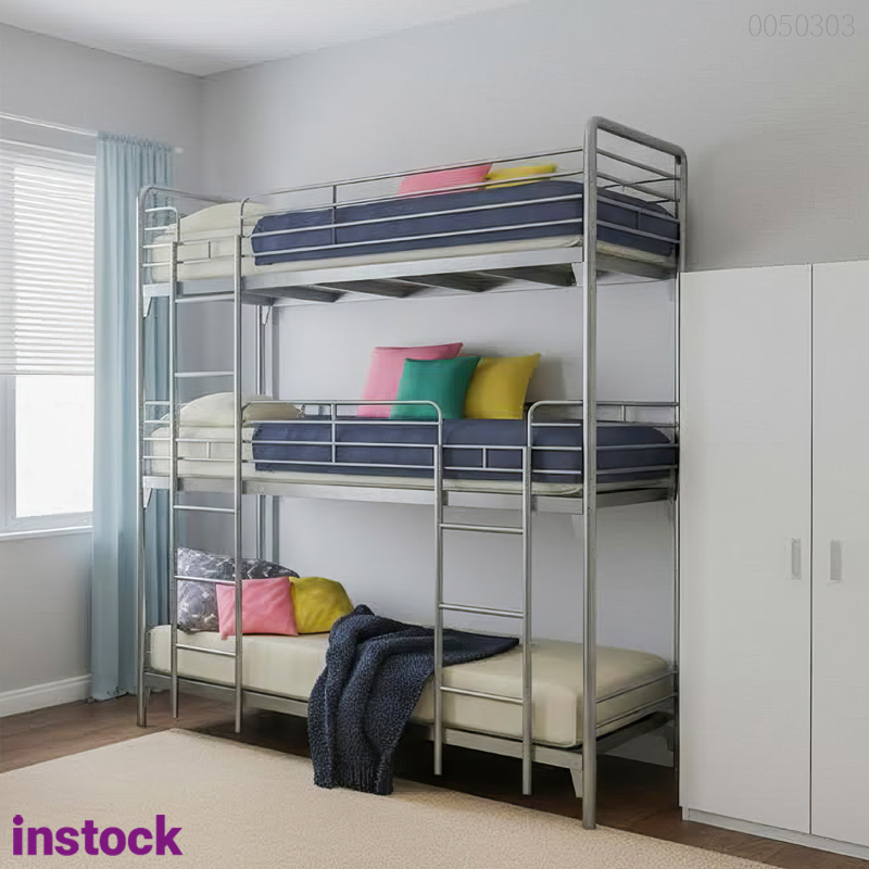 Giường inox 3 tầng Athur