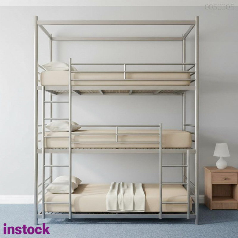 Giường inox 3 tầng Beda