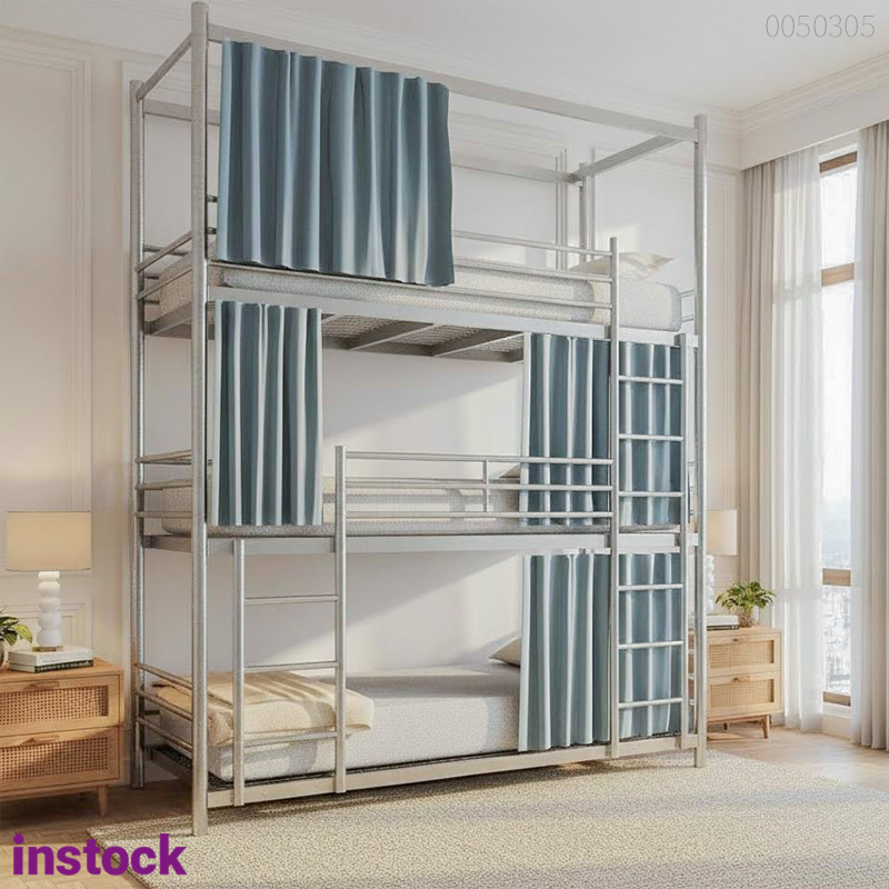 Giường inox 3 tầng Beda