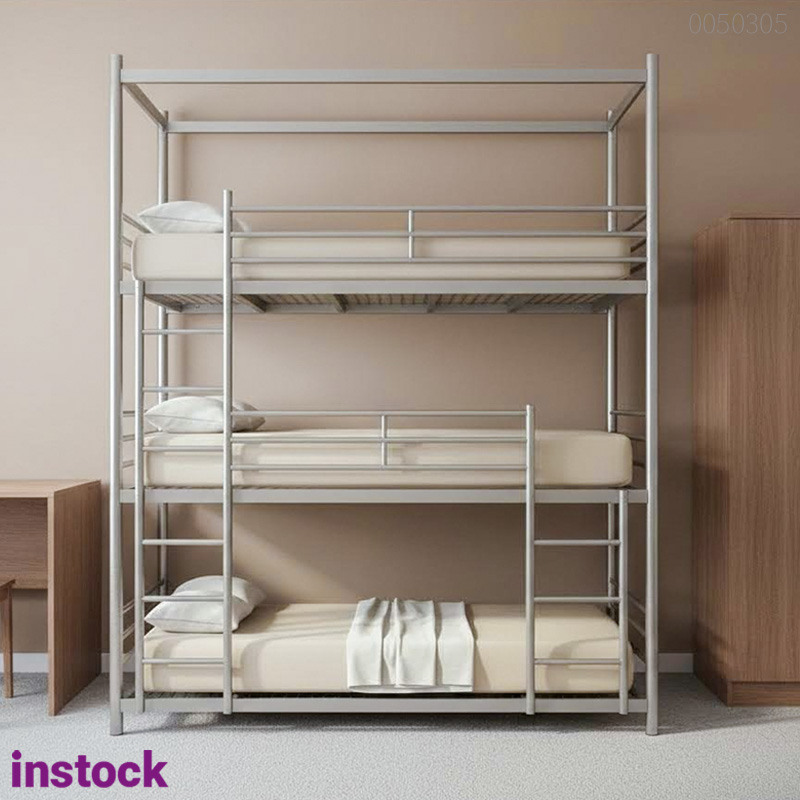 Giường inox 3 tầng Beda