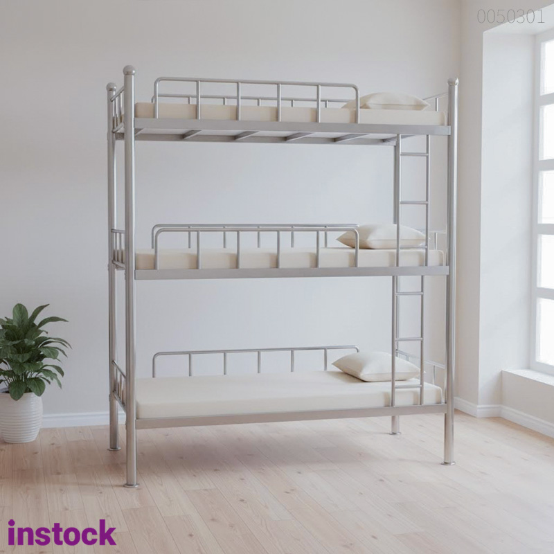 Giường inox 3 tầng Krixi