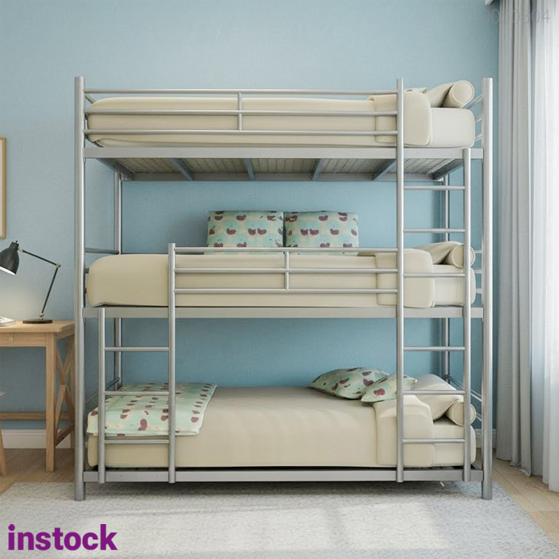 Giường inox 3 tầng Tabi
