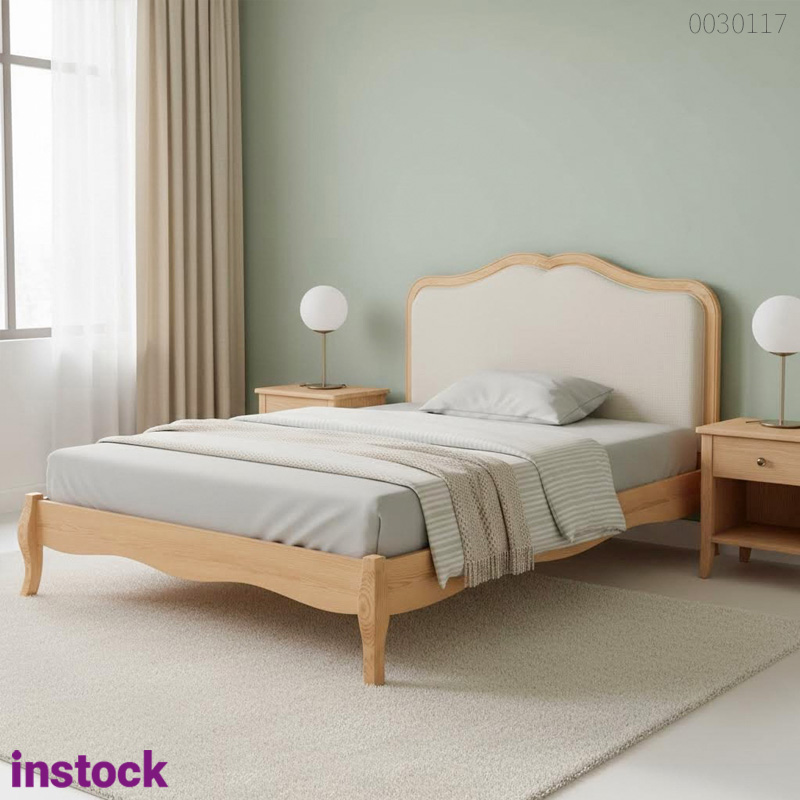 Giường ngủ gỗ sồi Auru