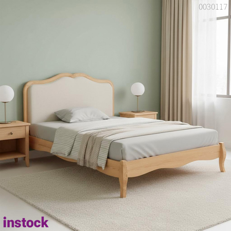 Giường ngủ gỗ sồi Auru